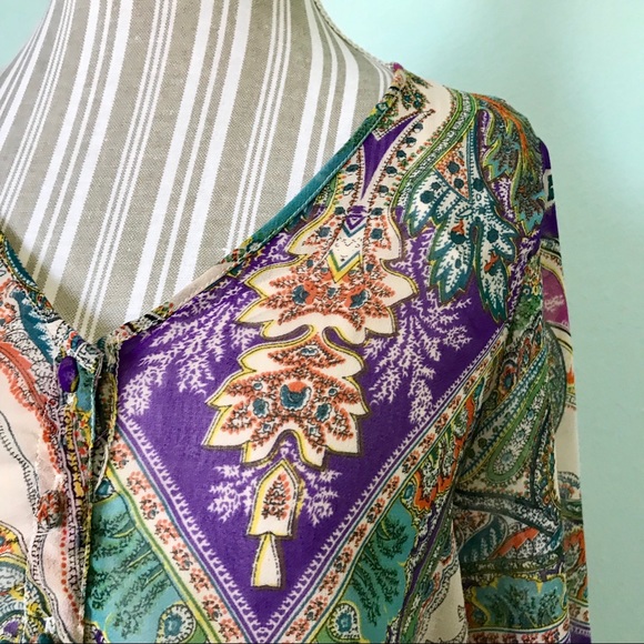 Abstract Print Top Size Large - Picture 2 of 7